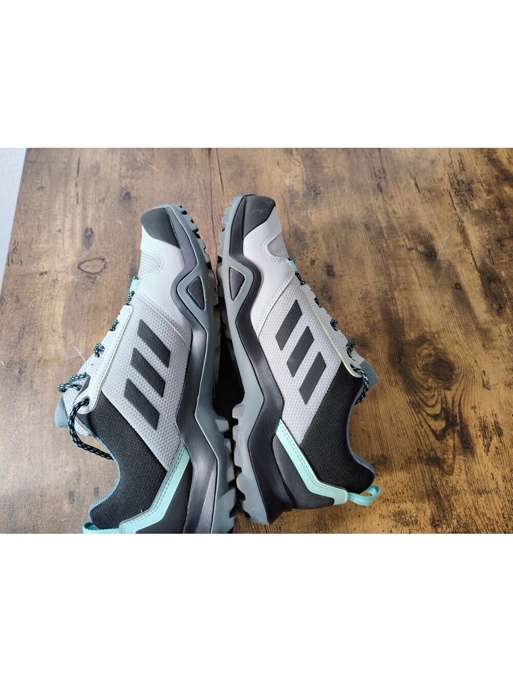 Adidas Terrex AX3 GTX Womens Hiking Shoes Size 10.5 Gray Mint Waterproof FX4684 - Picture 6 of 9